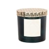 Green Scented Candle in Golden Metal Holder